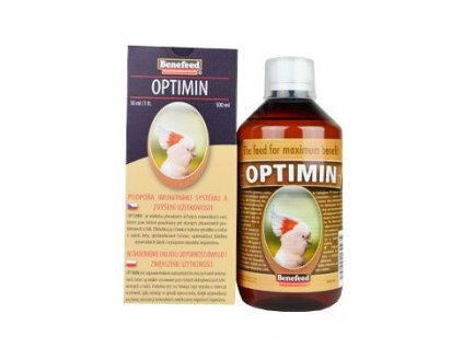 Optimin E exoti 500ml podpoří imunitní systém a zvýší užitkovost exotů