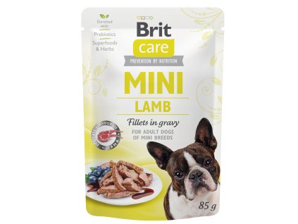 Brit Care Dog Mini Lamb fillets in gravy 85g