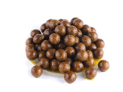 Boilies v Dipu BRAMBORA a ČERV 16 mm 500 g Krmiva Hulín