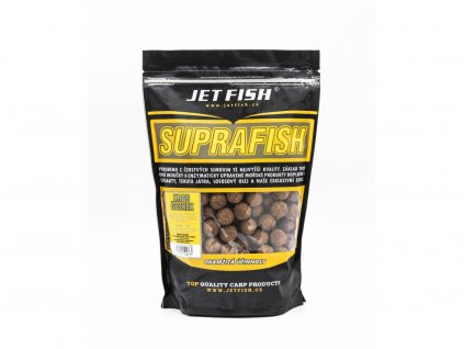 Jet Fish SupraFish Boilie KRAB ČESNEK 20mm 1kg pro rybolov