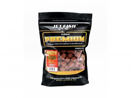 Jet Fish Premium clasicc pelety CHILLI ČESNEK 18mm 700g