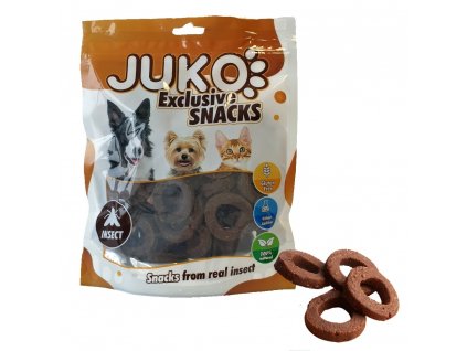 JUKO Snacks Hmyzí kroužky 250 g