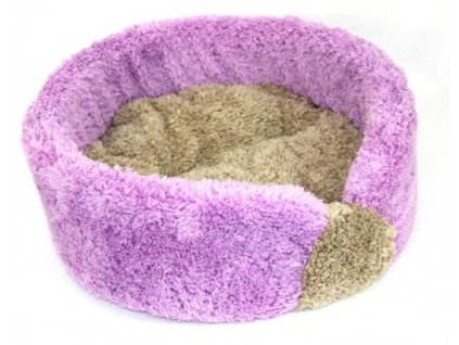 Marysa pelíšek fialová béžová - DE LUXE