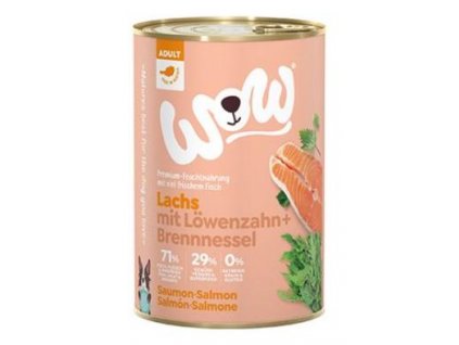 WOW konzerva Losos s rajčaty Adult 400g