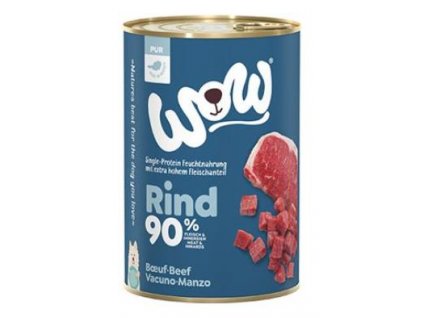 WOW konzerva PUR Hovězí monoprotein 400g