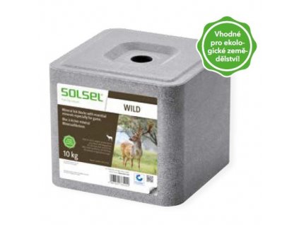 Solsel Liz Minerální WILD pro lesní zvěř 10 kg doplnkovymi mineralnimi latkami urceny pro lesni zver kostka