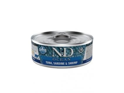 N&D CAT OCEAN Adult Tuna & Sardine & Shrimps 70g