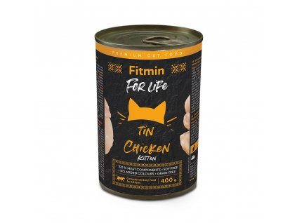 ffl cat tin kitten chicken 400g h L