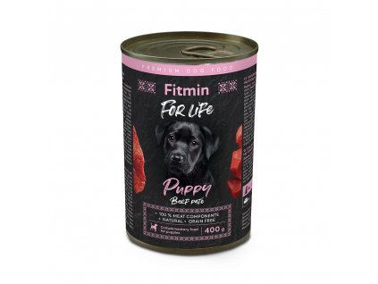 Fitmin For Life Hovězí konzerva pro štěňata 400 g