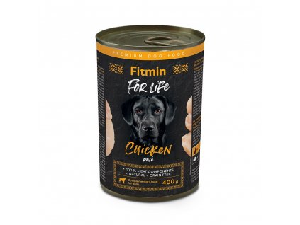 Fitmin For Life kuřecí konzerva pro psy 6 x 400 g