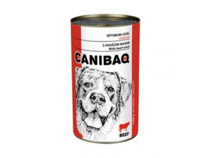 Canibaq Classic konzerva pes hovězí 6 x 1250 g