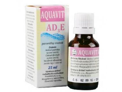 Aquavit AD3E sol 25ml Pharmagal vitamínový přípravek pro zvěř