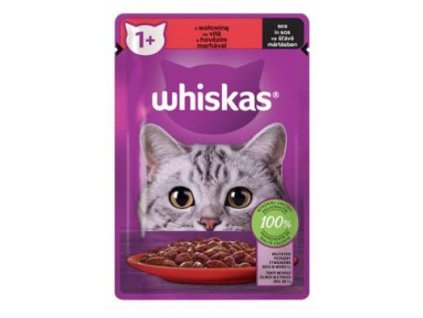 Whiskas kaps. Core hovězí ve šťávě 85g