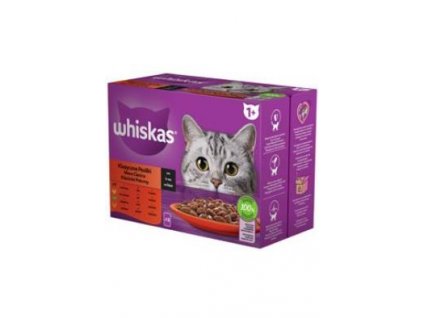 Whiskas kaps. Klasický výběr š. 12x85g