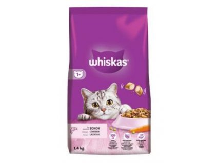 Whiskas Dry s lososem 1,4kg