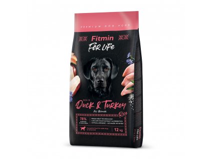 Fitmin dog For Life Duck & Turkey 12 kg granule pro psy