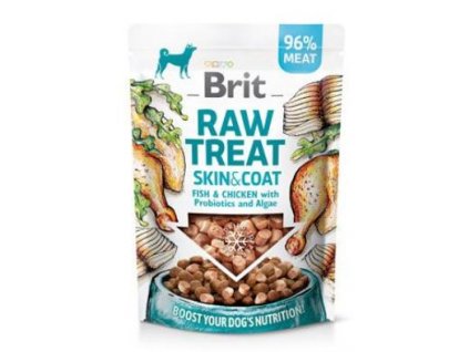 Brit Raw Treat Skin&Coat, Fish&Chicken 40g