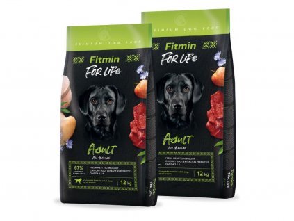Fitmin Dog For Life Adult 2 x 12 kg granule pro dospělé psy
