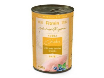 Fitmin dog Purity tin konz. Chicken with herbs 400g
