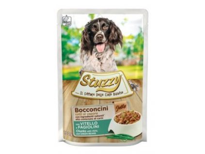 Stuzzy Dog kapsa Adult kousky telecího 100g