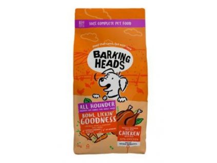 BARKING HEADS All Hounder Bowl Lickin Good Chick 12kg