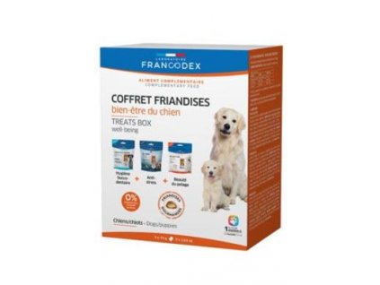 Francodex Pochoutka Box Well being pro psy 3x75g