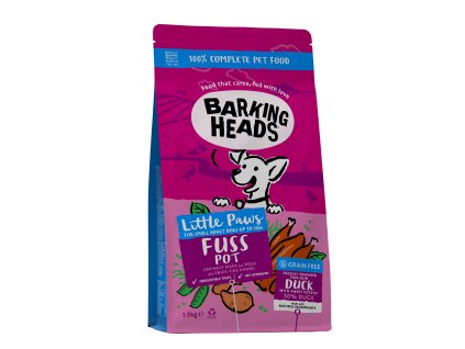 BARKING HEADS Little Paws Fuss Pot Duck 1,5kg