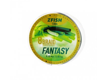 Zfish FANTASY 8 BRAID Návazcová šňůrka 130 m Ø 0,18 mm