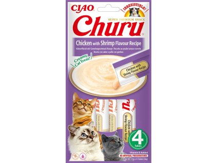 Churu Cat Chicken with Shrimp Flavour Recipe 4x14g