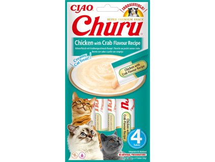 Churu Cat Chicken with Crab Flavour Recipe 4x14g
