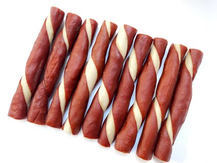 Kolagenová tyčinka s kachním masem 12cm 500g - detail
