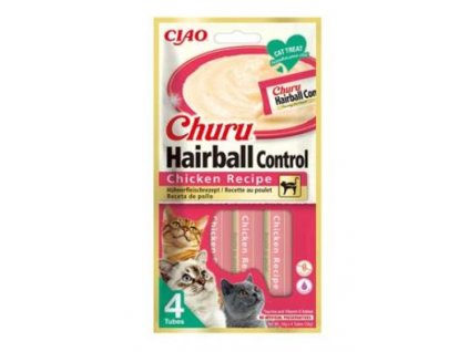 Churu Cat Hairball Chicken Recipe 4x14g