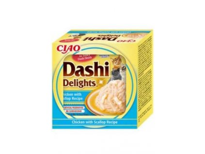 Churu Cat CIAO Dashi kuře s hřebenatkou 70g