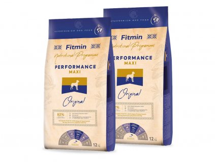 Fitmin Dog Maxi Performance 2 x 12 kg granule pro psy v zátěži