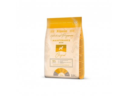 Fitmin Dog Mini Maintenance 2,5 kg granule pro dospělé psy malých plemen