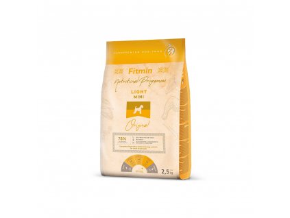 Fitmin Dog Mini Light 2,5 kg granule pro psy malých plemen v dietě
