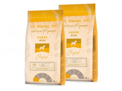 Fitmin Dog Mini Puppy 2 x 12 kg granule pro štěňata malých plemen