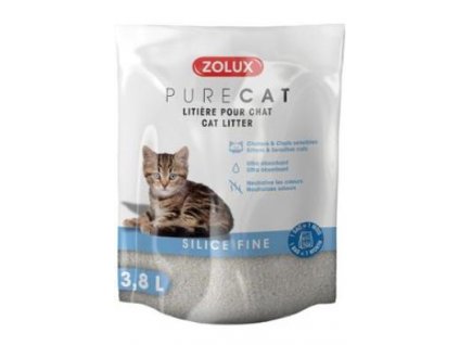 Podestýlka PURECAT fine silica 3,8l Zolux