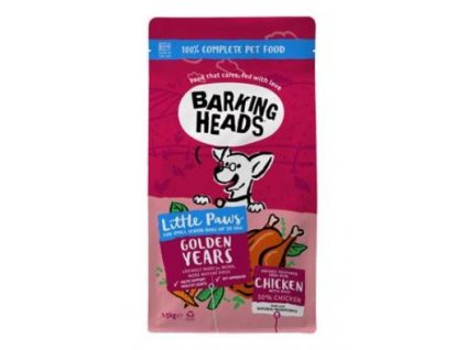 BARKING HEADS Little Paws Golden Years Chicken 1,5kg