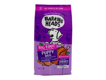 BARKING HEADS Big Foot Puppy Days Turkey 6kg