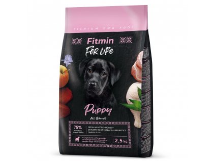 Fitmin dog For Life Puppy 2,5 kg granule pro štěňata