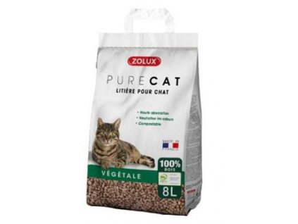 Podestýlka PURECAT Wooden Pellets 8l Zolux