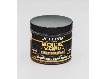 Jet Fish Premium clasicc boilie v dipu 200ml - 20 mm : BIOCRAB / LOSOS