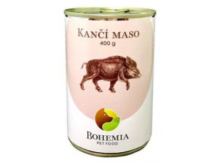 BOHEMIA MASO Kančí ve vlastní šťávě 400g