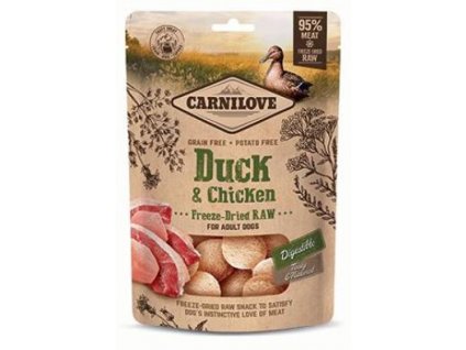Carnilove Raw Freeze Dried Snacks Duck&Chicken 60g