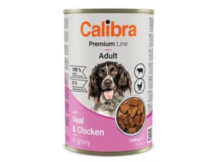 Calibra Dog Premium konz. with Veal&Chicken 1240g