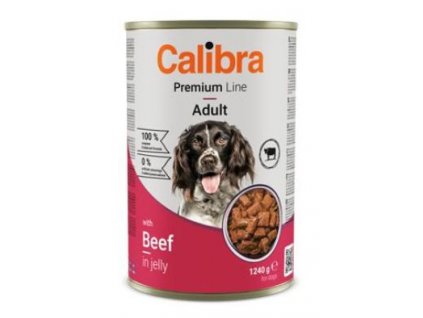 Calibra Dog Premium konz. with Beef 1240g