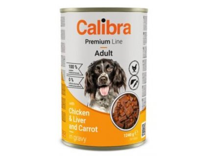 Calibra Dog Premium konz. with Chicken&Liver 1240g