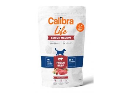 Calibra Dog Life Senior Medium Fresh Beef 100g