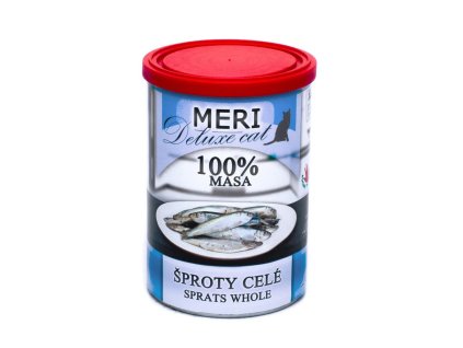 MERI Deluxe Cat šproty celé, konzervy 400 g